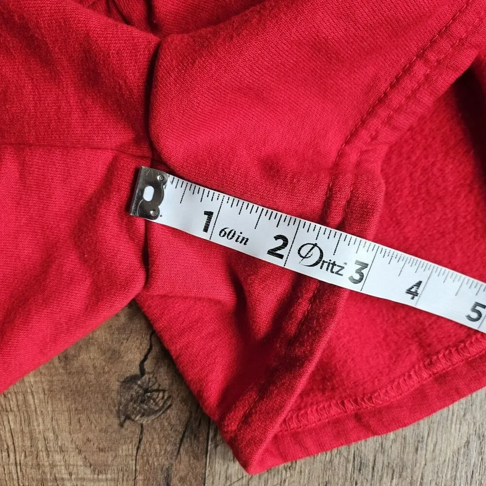 Vintage OshKosh B'gosh Red Fleece Skort Shorts Bloomer Kidcore Coquette 2T